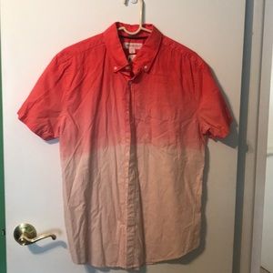 Men’s button down pink ombré shirt BRAND NEW